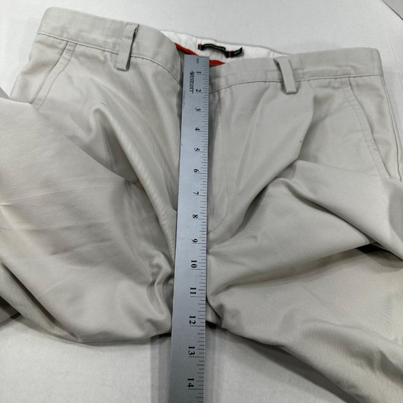 Dockers Men's Size 36X30 Pant Flat Front Straight Leg Beige Preowned - Picture 9 of 11